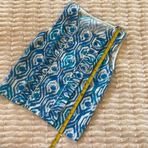 2/$20 New! Girls Ikat design with ruffle top - Picture 4 of 5